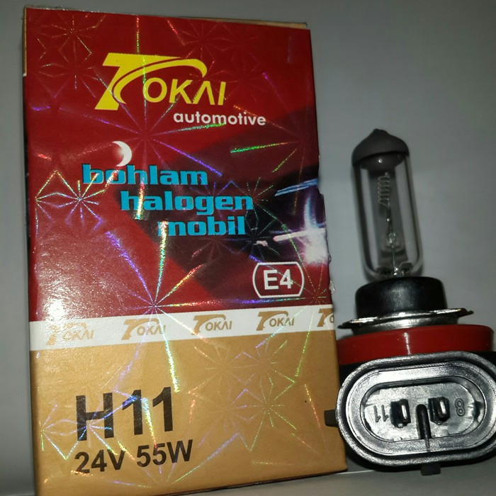 Bohlam Dop Foglamp Lampu Halogen Tokai H11 24V 55W