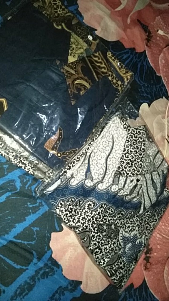 Kemeja Batik Lengan Panjang Terbaru Ukuran M L Xl Ready Seragam Kenongo Hem Panjang