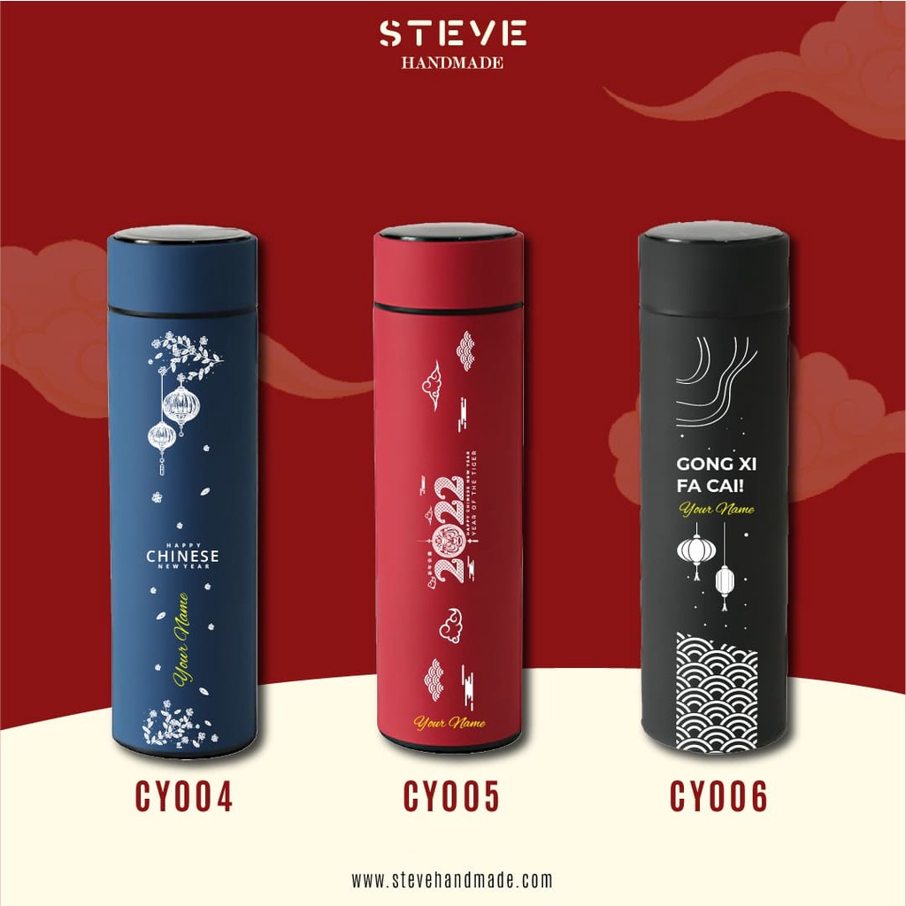 Tumbler Stainless Steel TM0331 Chinese New Year Edition Imlek Hadiah Souvenir