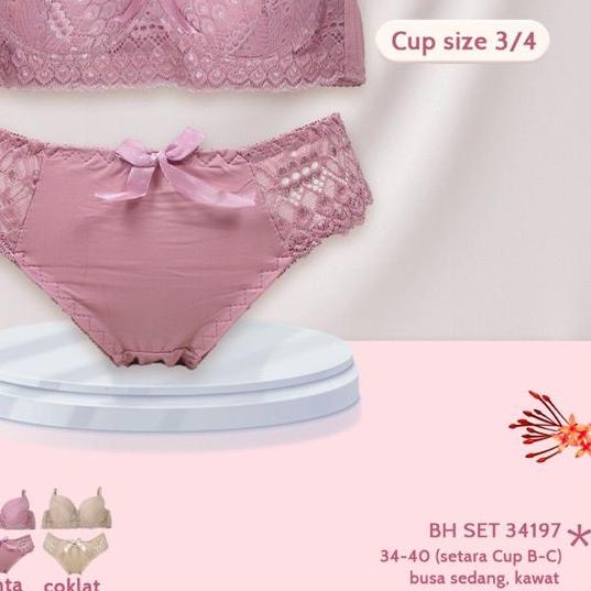 ۝ BRA dan CD || BH dan CELANA DALAM || SOREX SET 34197 ♧
