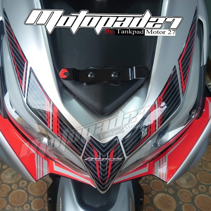 Sticker Stiker Resin Timbul Dasi Depan Winglet Yamaha New Aerox 155