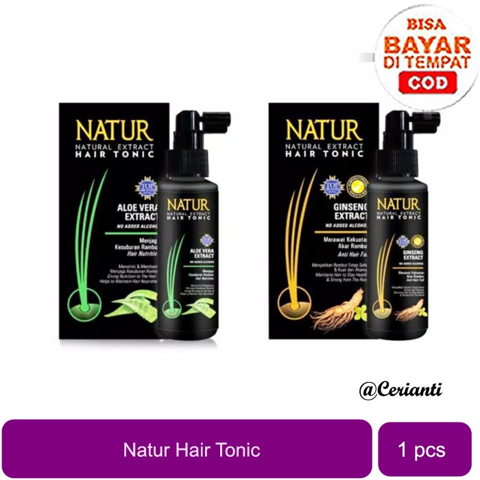 [PENYUBUR RAMBUT] [50ML | 90ML] [BPOM] Natur Hair Tonic / Penyubur Rambut 50ML | 90ML_Cerianti