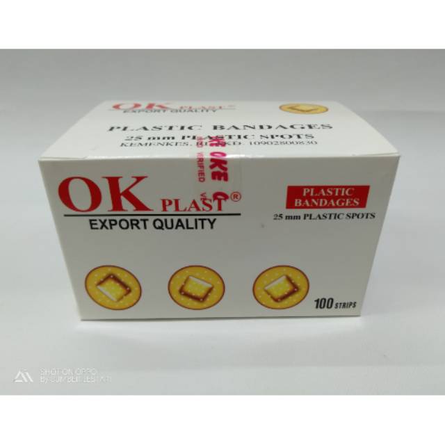 Plester ok plast / plastic bandage Ok plast plester bulat