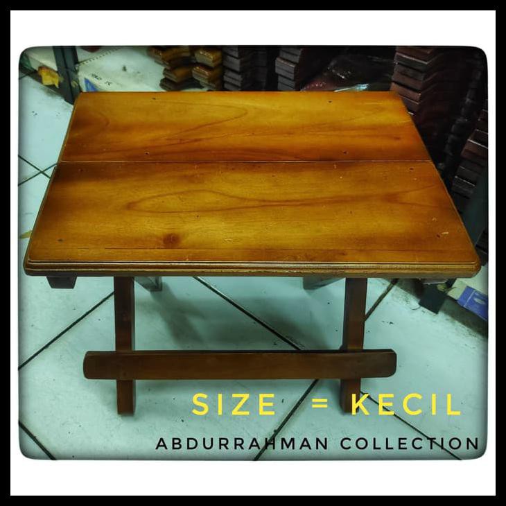 Meja Lipat Belajar Kayu Kecil Premium Berkualitas