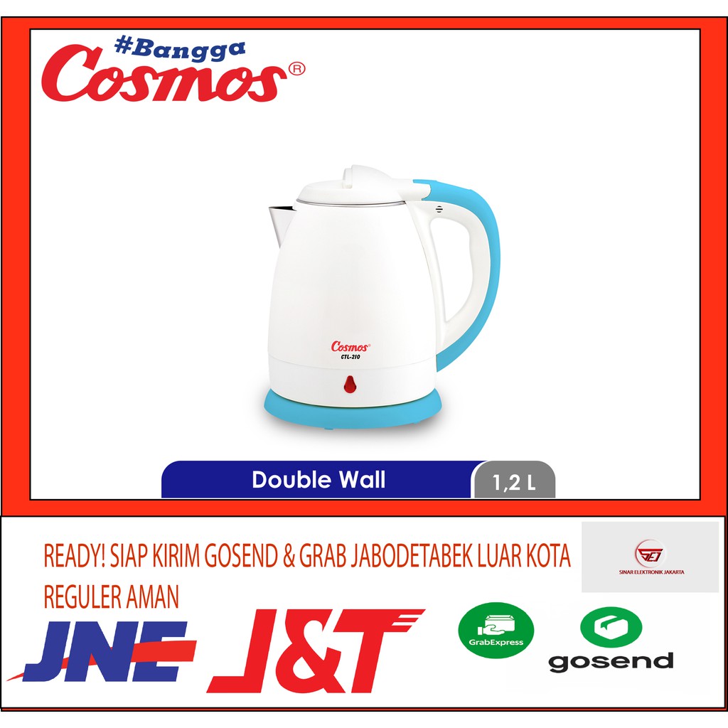 Cosmos CTL-210.Kettle LIstrik .Baru&amp;Bergaransi Resmi