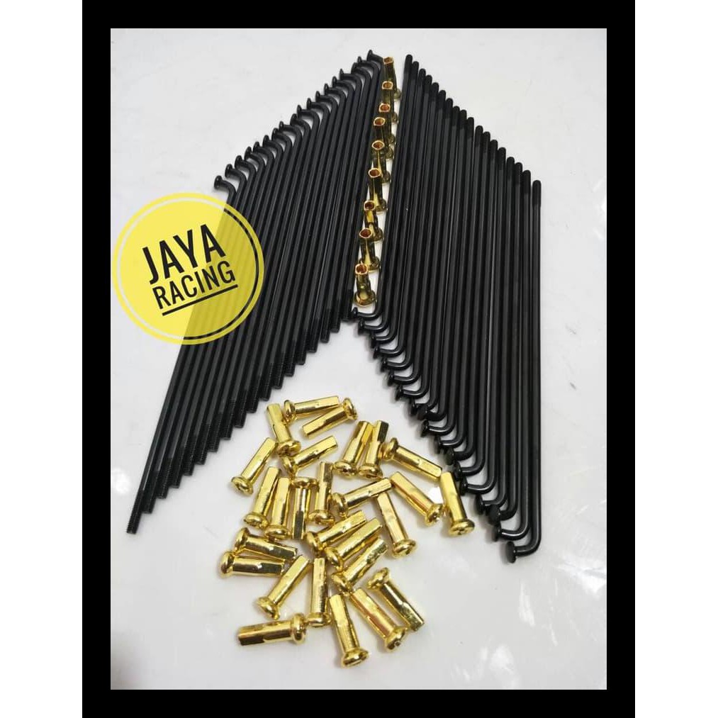 | Jari Jari Jeruji Model Tdr Hitam Gold Oemakaian Motor Ring 14 16 17 18 |