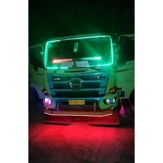 lampu lis kaca truk dan bus 12 dan 24 volt panjang 5 meter