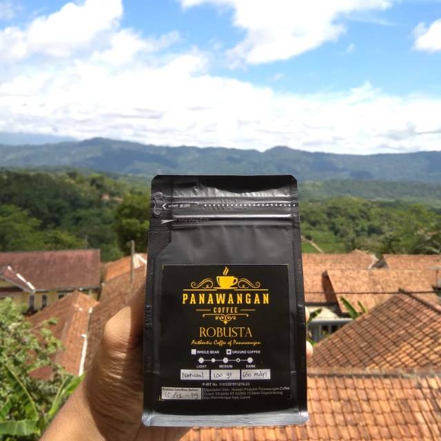 

Kopi Bubuk Robusta Panawangan Jawa Barat 100gr Natural