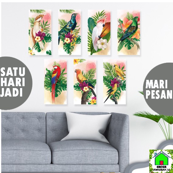 grosiramanah-Hiasan Dinding Poster Kayu Wall Decor Dekorasi Rumah Hiasan Kamar 15 x 30 cm Murah Berk