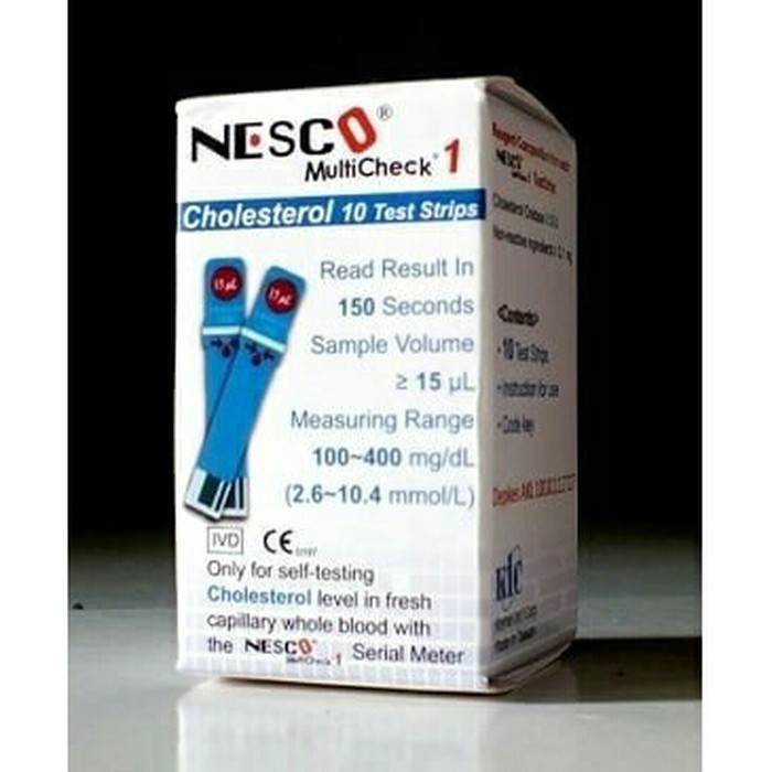 Strip Cholesterol / Kolesterol Nesco isi 10