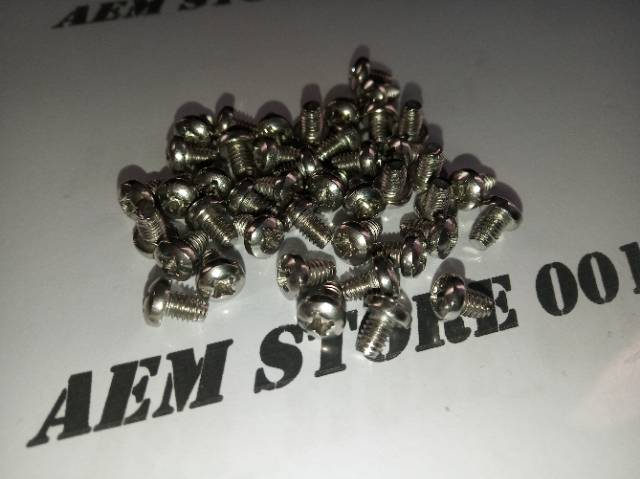 Baut JP M4 X 6 (0.6cm) stainless 304 pan screw