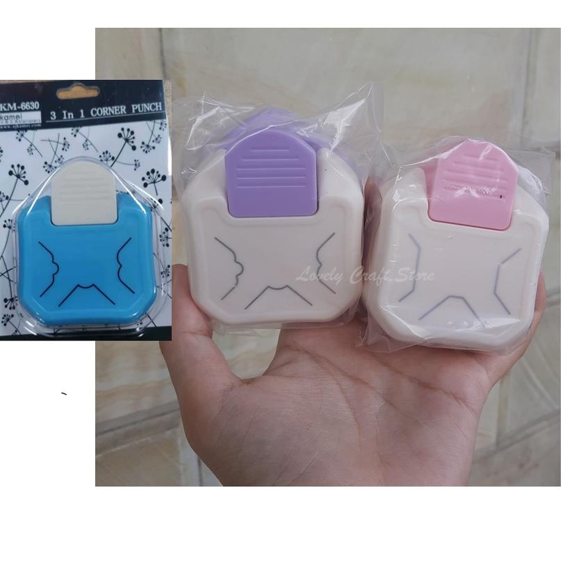 

Trendy 3 in 1 Corner Rounder Corner Puncher Pembolong Sudut Melengkung Tipe R4 - R7 - R10