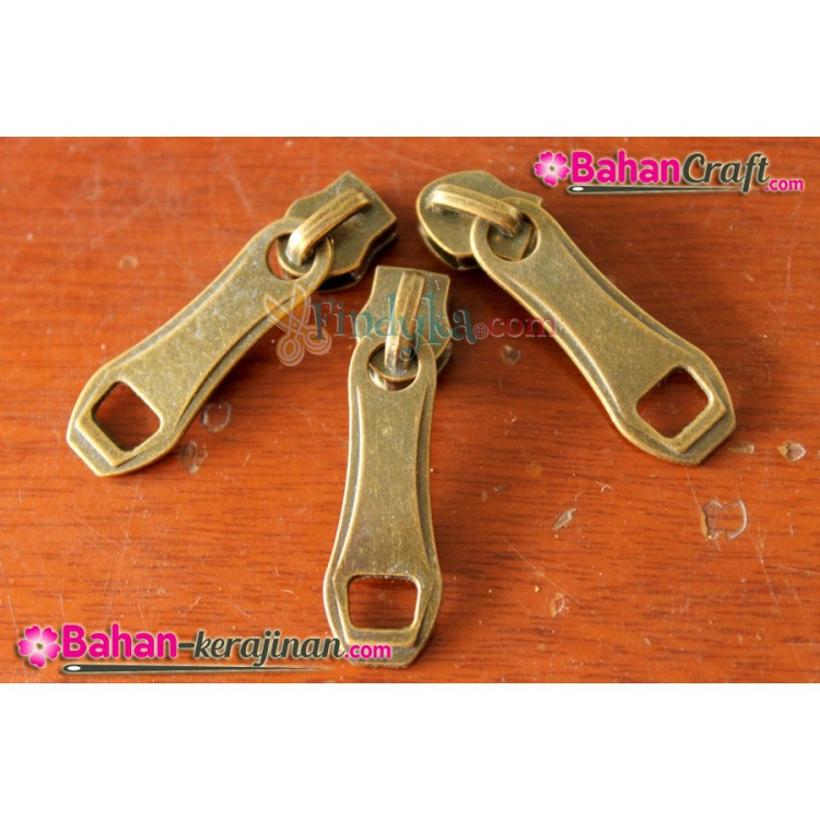 Kepala resleting utk rits plastik KRP02 bakar harga per pc(biji)