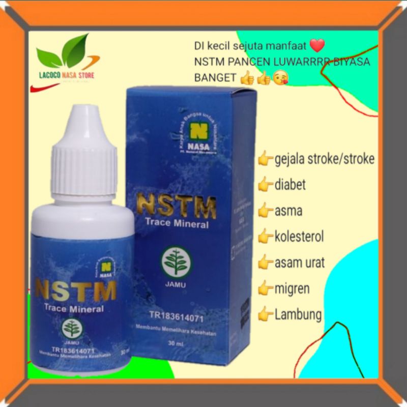 Nstm Nasa Original Trace Mineral  Alami Obat Untuk Berbagai Penyakit Anti Virus N Obat Mata
