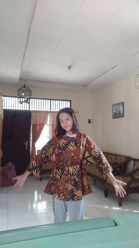 Atasan Batik Wanita M L Xl Xxl