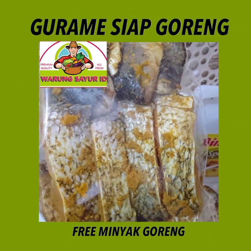 

WARUNG SAYUR ID/ IKAN GURAME SEGAR SIAP GORENG 1 KG