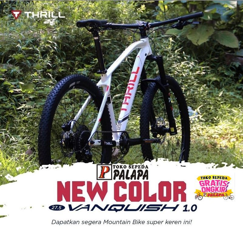 BIG PROMO MTB 27.5 THRILL VANQUISH 1.0 NEW 2021 Sepeda Gunung 1  Sepeda Murah