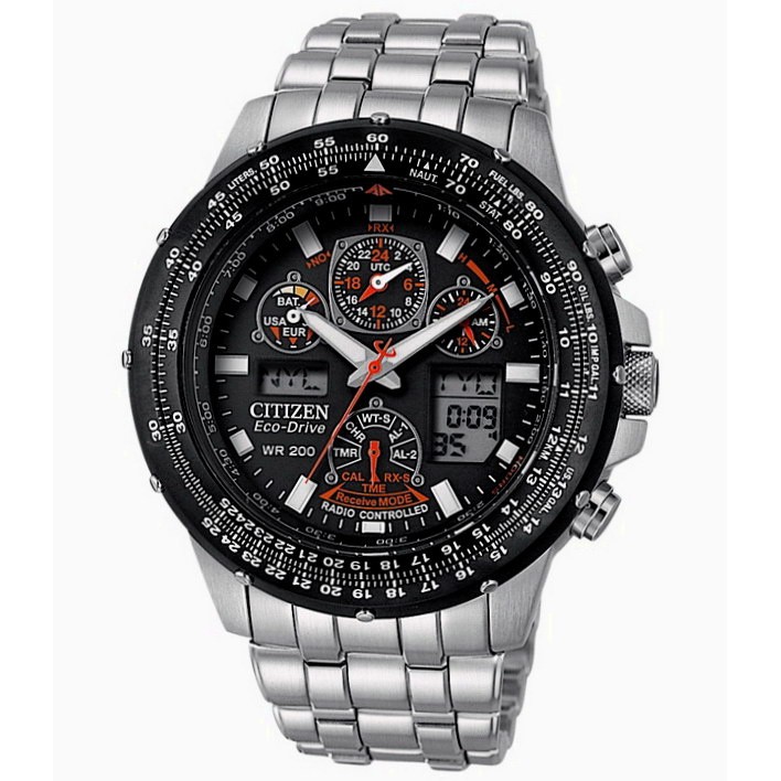 JAM TANGAN PRIA CITIZEN JY0080-62E SKYHAWK ECO DRIVE ORIGINAL MURAH