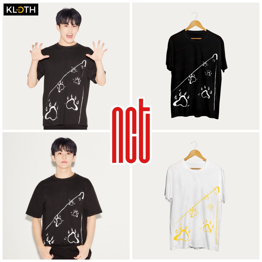 [NEW] Kaos NCT MARK LEE Teddy Island Cotton 24s Premium Bisa Upgrade Lengan Panjang