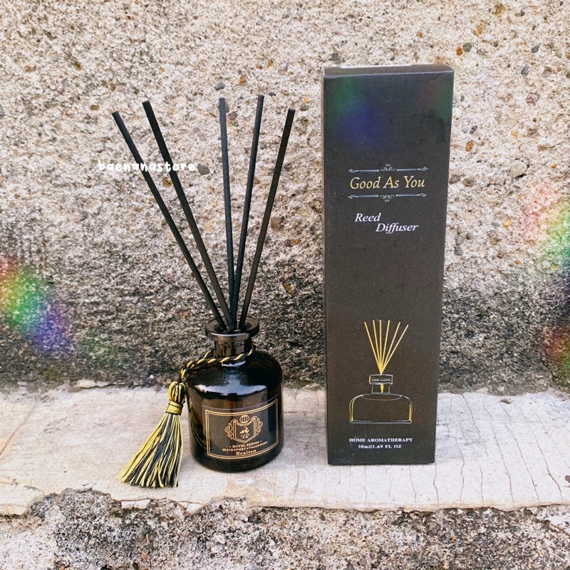 Diffuser Stick Black - Reed Diffuser Pengharum Ruangan - Pewangi Ruangan - Aromatherapy - Dekorasi Kamar Ruangan - Minyak Aromaterapi