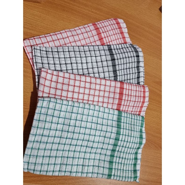 kain lap / serbet dapur / kain topo ( 12 pcs )