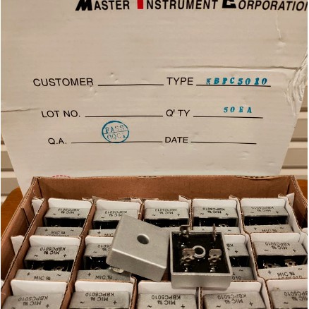 DIODA KBPC 5010 50A DIODA BRIDGE 50A