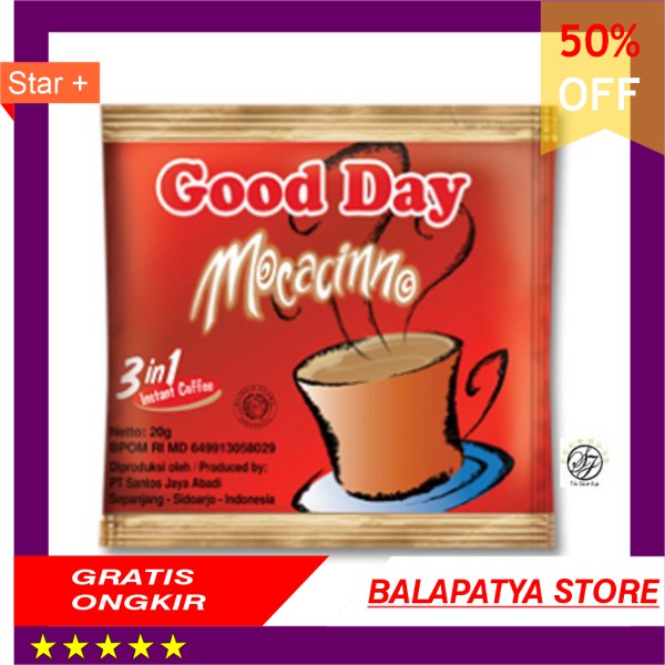 

PROMO !!! Kopi Good Day Mocacinno 20gr