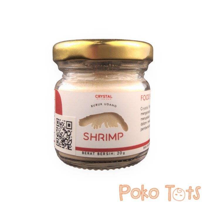 Crystal of the Sea Shrimp Food Powder 20gr Bubuk Udang Rebon WHS