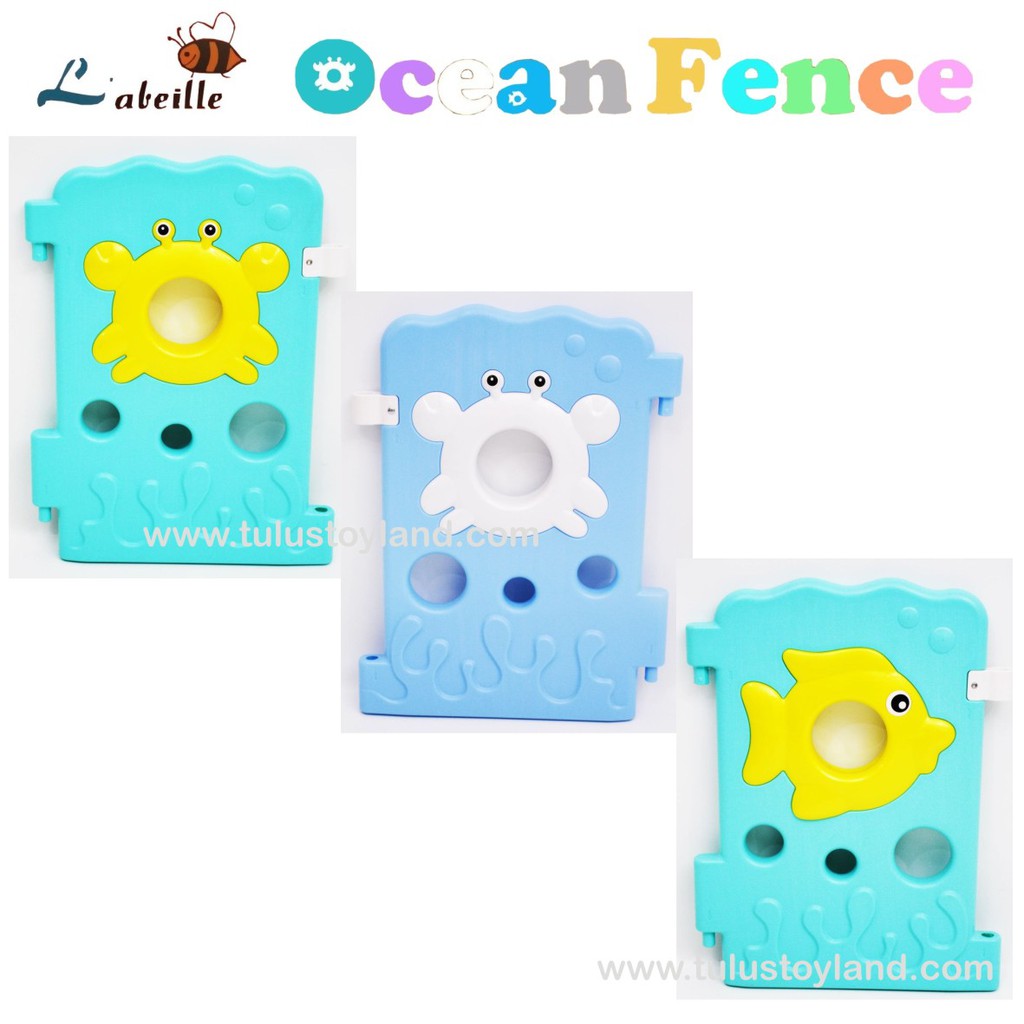 Pagar Bayi Labeille Ocean Fence 12 plus 2 Pagar Bermain Pengaman Anak playard playpen