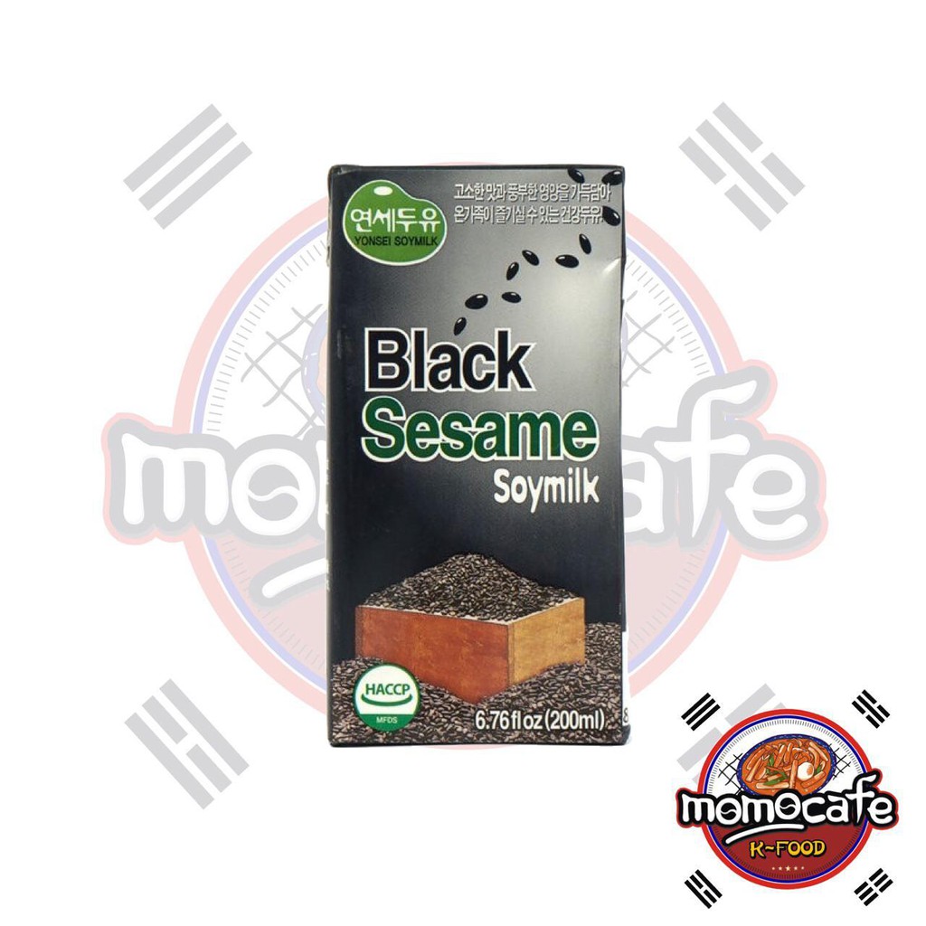 

EXP 15/10/2022 Yonsei Black Sesame Soymilk 200ml - Susu Kedelai Rasa Wijen Hitam Korea