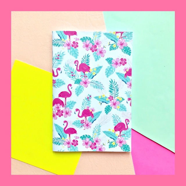 

CUSTOM NOTEBOOK Flamingo Tropical 2 Mini Notes A6