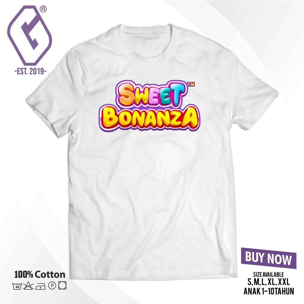 kaos sweet bonanza premium / baju games sweet bonanza