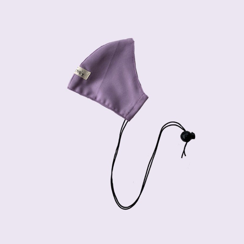 Masker Kain Hijab Lilac