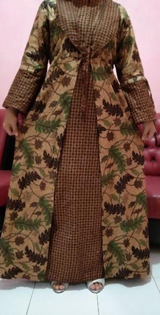 Couple Gamis Lonceng Model Jazz ,gamis Jazzy Couple Gamis Batik Ketah Jazz Batik Gamis Murah