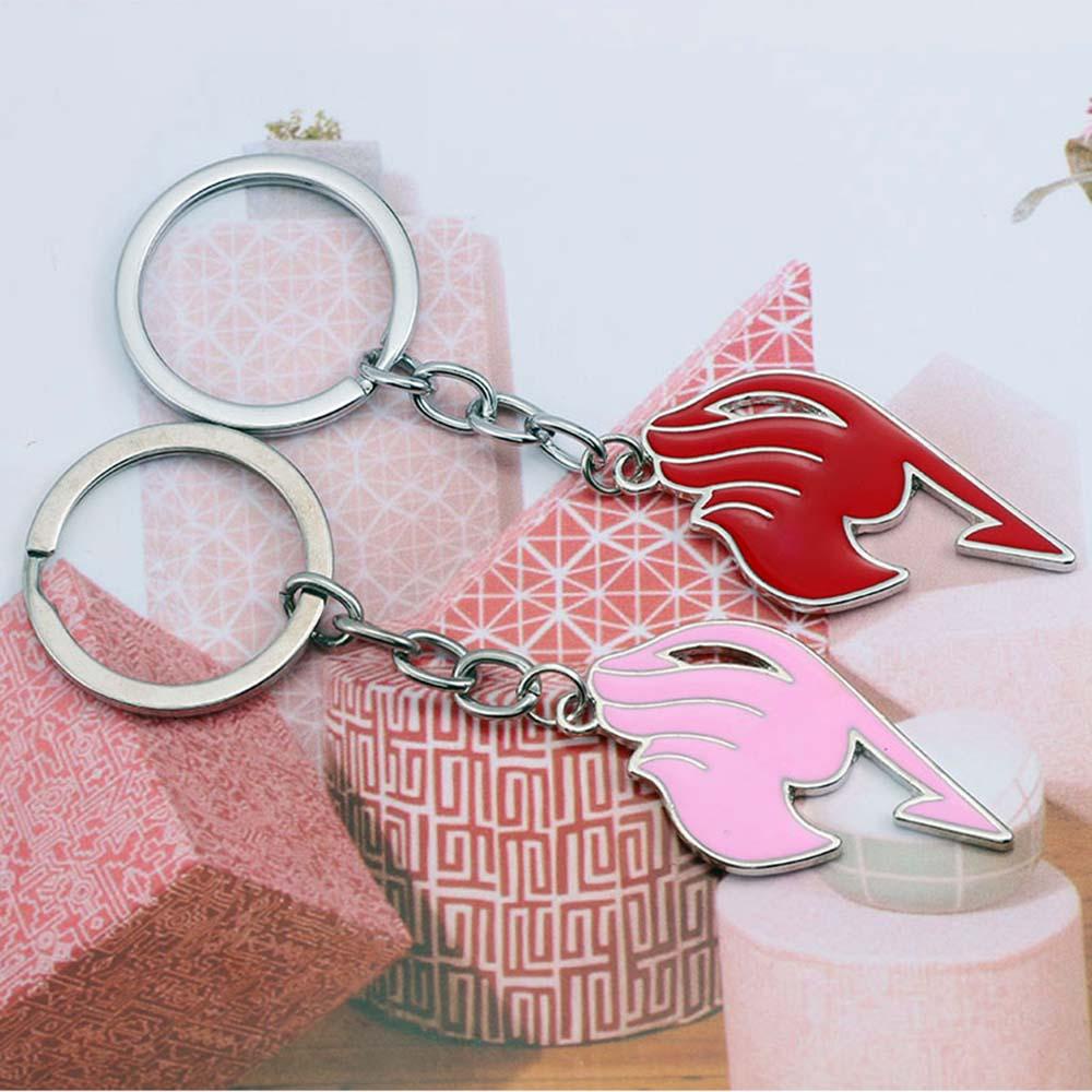 [Elegan] Gantungan Kunci Ekor Peri Unisex Warna-Warni Aksesori Cosplay Tas Sekolah Liontin Enamel Keyring