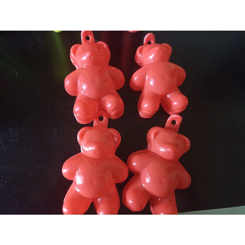 12 pcs CETAKAN PLASTIK PERLUSIN KUKUS , AGAR AGAR JELLY KARAKTER BONEKA, PESAWAT, KEPITING &amp; KURA-KURA 4 MACAM MASING 3 PCS X JADI 12PCS / LUSIN