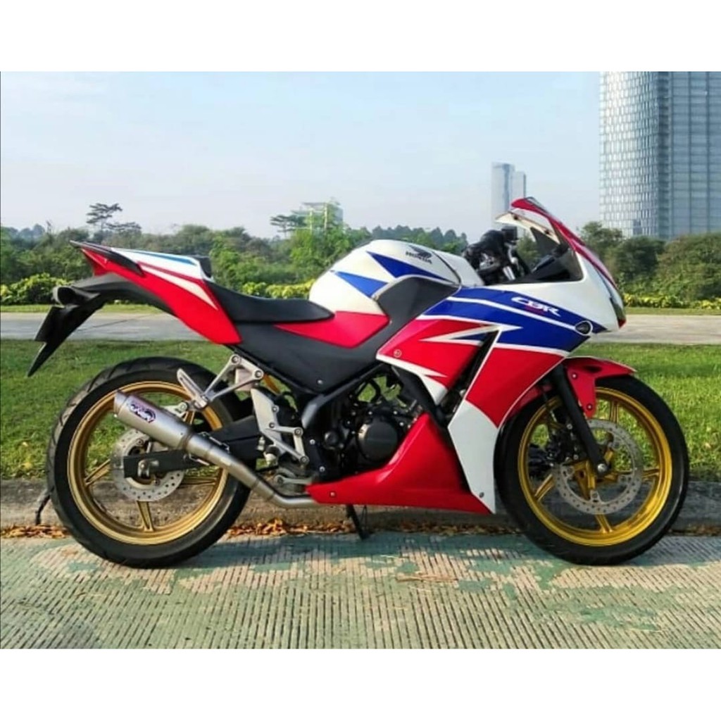 (PROLINER) FULL SYSTEM TR1 R SHORT KNALPOT R15 CB150 VIXION SONIC MX K46 FU CRF KLX TIGER-CBR150 K45