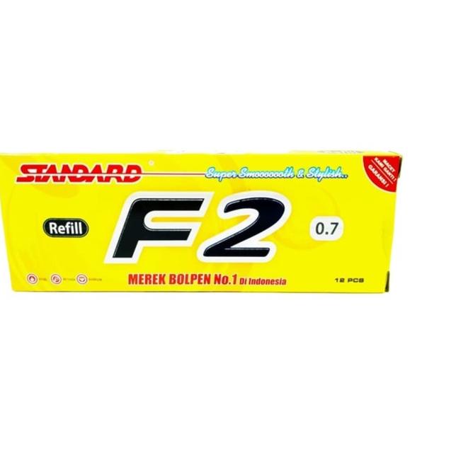 

☁ STANDARD PEN REFILL F2 0.7 ISI 12 PCS - Biru ❄