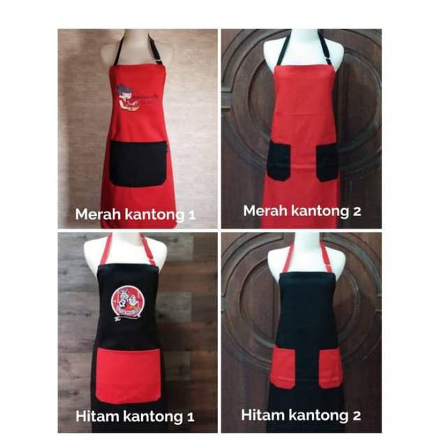 Celemek apron Kombinasi Polos Celemek masak Celemek best Quality Grosir Celemek Murah