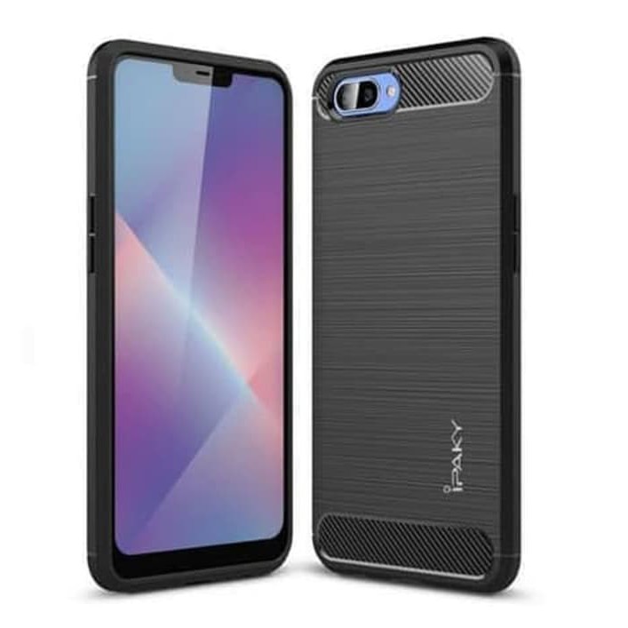 Case Oppo Realme C2 Softcase iPAKY Carbon - Hitam | Shopee