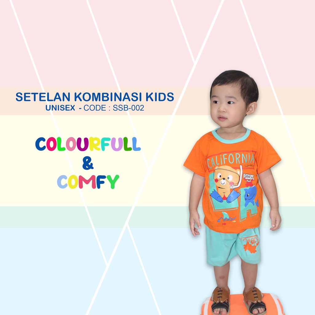 GUMKIDS SETELAN BAJU ANAK LAKI PEREMPUAN KOMBINASI / SET BAJU ANAK