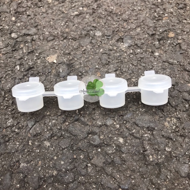 Cup tempat pasta 4  glitter gliter mote motek nail art