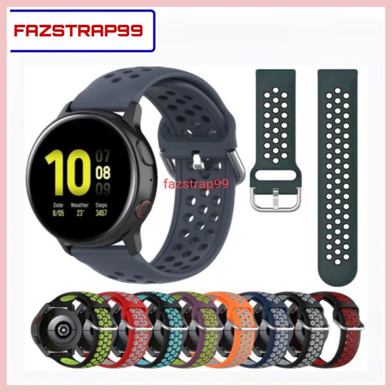 Strap Silicone Universal 20mm Jam Tangan Samsung Galaxy Watch Active / Watch Active 2