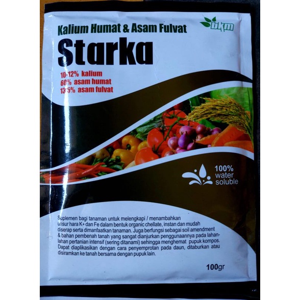 Pupuk organik STARKA 100g asam humat dan asam fulvat