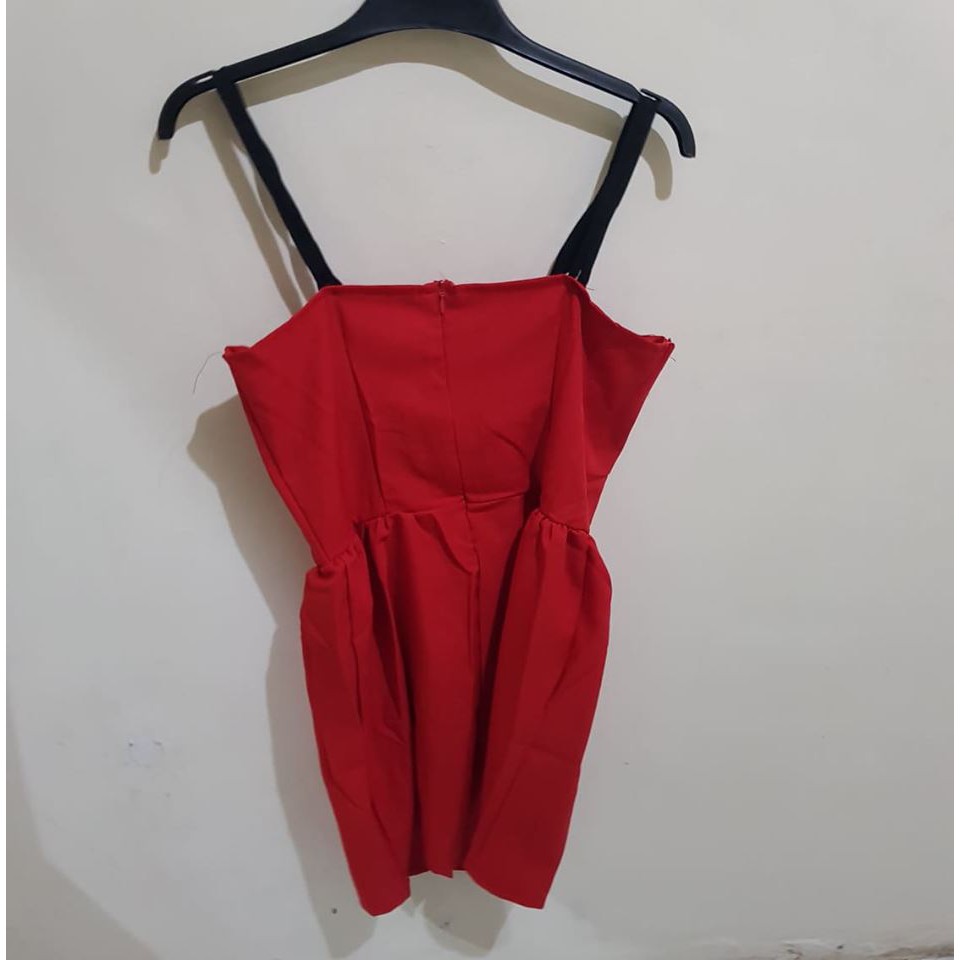 Mini Dress Red Import 18728