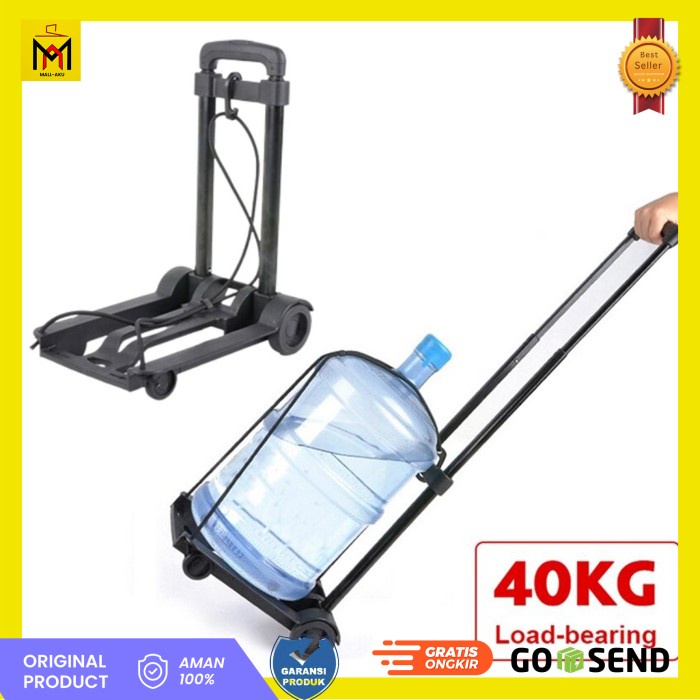 Jual Troli Mini Galon Koper Lipat Trolley Belanja Portable X Cm Kg Shopee Indonesia