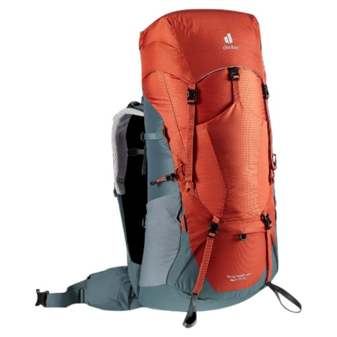 Tas Gunung Carrier Hiking Aircontact Lite 60+10 SL Deuter