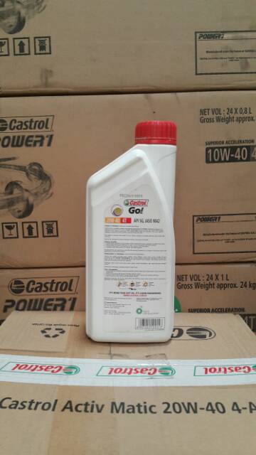 OLI MESIN MOTOR CASTROL GO 1 LITER