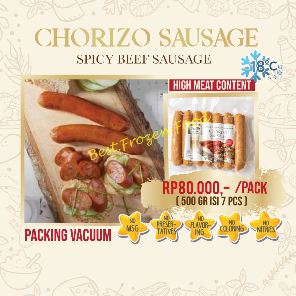 

Chorizo Sausage (Spicy Beef Sausage)