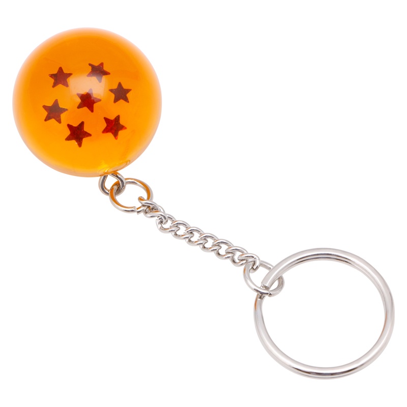 SIY  Cosplay 7 Stars Crystal Ball Keychain Keyring Pendant Gifts